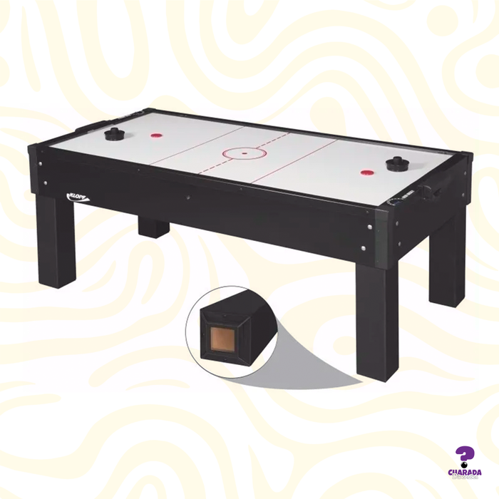 Mesa De Aero Hockey Preto - Klopf