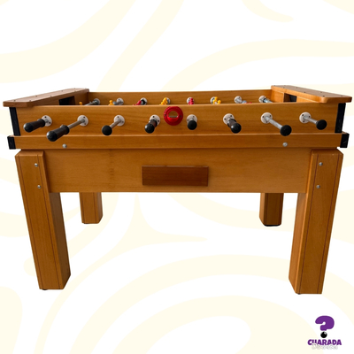 Pebolim/totó - Gaveta Livre Madeira Maciça - Ferro Passante