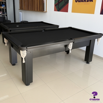 Mesa de Sinuca Residencial - ALL BLACK - Semi Oficial