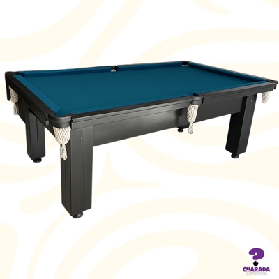 Mesa de Sinuca Residencial - ALL BLACK - Semi Oficial