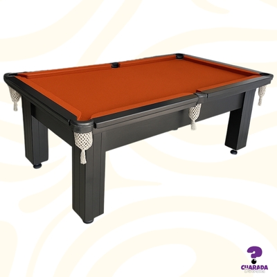 Mesa de Sinuca Residencial - ALL BLACK - Semi Oficial