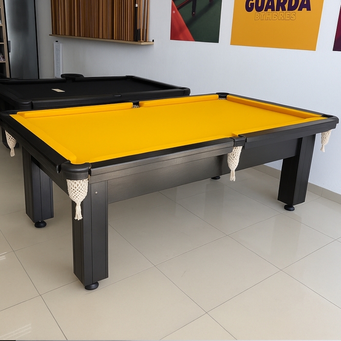 Mesa de Sinuca Residencial - ALL BLACK - Semi Oficial