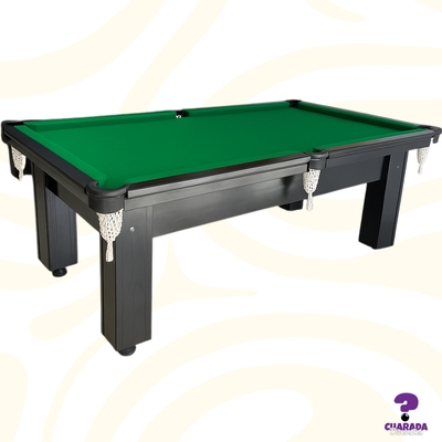 Mesa de Sinuca Residencial - ALL BLACK - Semi Oficial