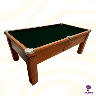 Mesa de Sinuca Campineira - Gaveta Livre - Tradicional - Semi Oficial