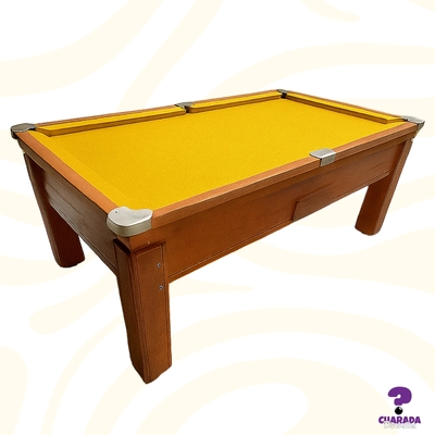 Mesa de Sinuca Campineira - Gaveta Livre - Tradicional - Semi Oficial