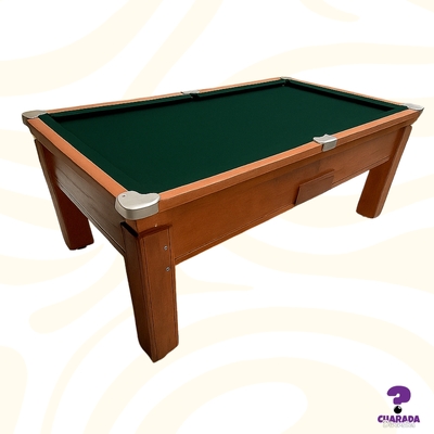 Mesa de Sinuca Campineira - Gaveta Livre - Tradicional - Semi Oficial