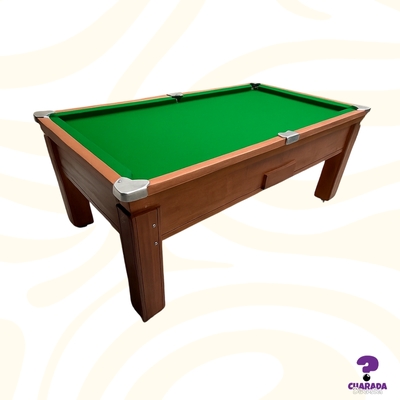 Mesa de Sinuca Campineira - Gaveta Livre - Tradicional - Semi Oficial