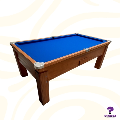 Mesa de Sinuca Campineira - Gaveta Livre - Tradicional - Semi Oficial