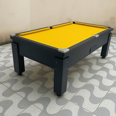 Mesa de Sinuca Campineira - Gaveta Livre - All Black - Home