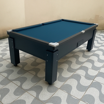 Mesa de Sinuca Campineira - Gaveta Livre - All Black - Home