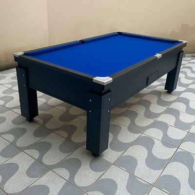 MESA DE SINUCA CAMPINEIRA - GAVETA LIVRE - ALL BLACK - SEMI OFICIAL