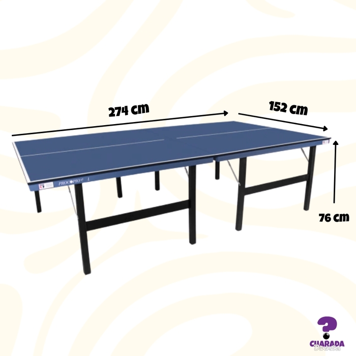 Tênis de Mesa Oficial - Com Pés Dobráveis 25mm - Mdf