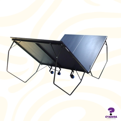 Tênis de Mesa Oficial - Dobrável com Rodízios. 15mm Mdf