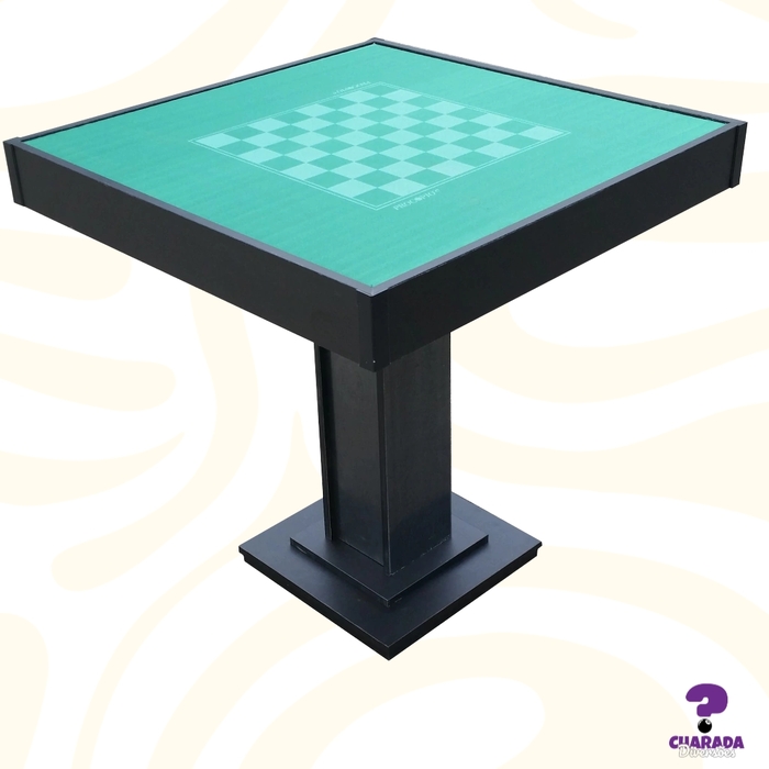 Mesa de Xadrez, Dama e Dominó 18 mm;