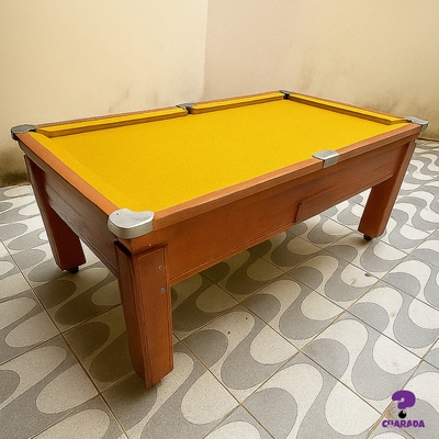 Mesa de Sinuca Campineira - Gaveta Livre - Tradicional - Home