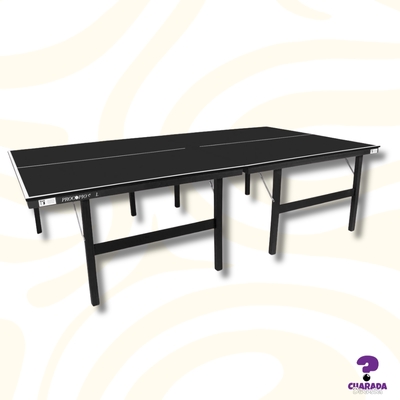 Tênis de Mesa Oficial Preta - Com Pés Dobráveis 15mm - MDF