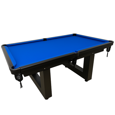 MESA DE SINUCA/ BILHAR - HOME - LUXO ALL BLACK - PÉS EM U