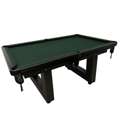 MESA DE SINUCA/ BILHAR - HOME - LUXO ALL BLACK - PÉS EM U