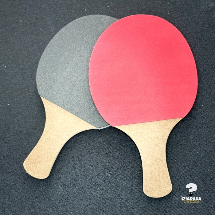 Kit Raquete Tênis De Mesa/ Ping-pong - CHARADA DIVERSÕES