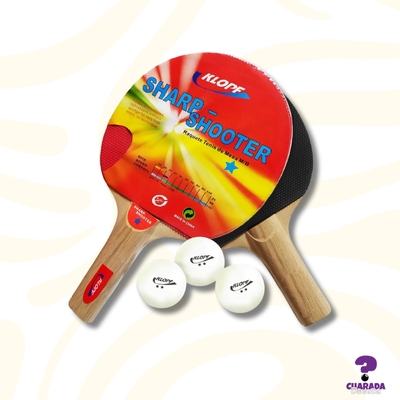 Kit Raquete Tênis De Mesa/ Ping-pong KLOPF