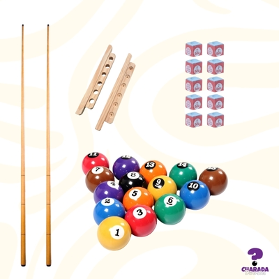 Kit Acessorios Para Sinuca/ Bilhar - Queridinho