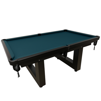 Mesa de Sinuca/ Bilhar - Semi Oficial - LUXO ALL BLACK - Pés em U