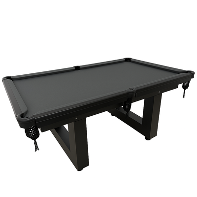 Mesa de Sinuca/ Bilhar - Semi Oficial - LUXO ALL BLACK - Pés em U