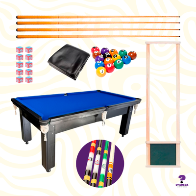 Kit Desafio + Taco de time personalizado - Mesa 1,80