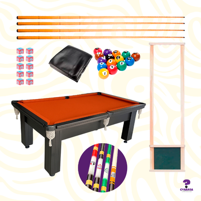 Kit Desafio + Taco de time personalizado - Mesa 2,20