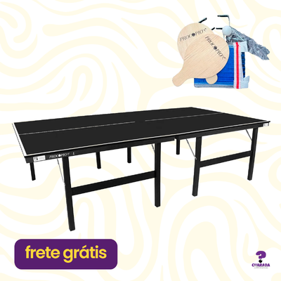 Tênis de Mesa Preta + Kit + Frete Grátis