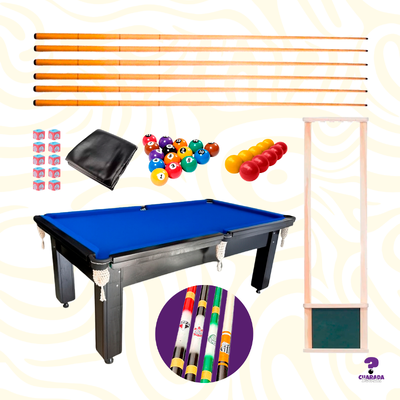 Kit Codigo Secreto + Taco de time personalizado - Mesa 1,80