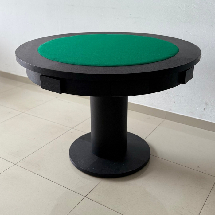 Mesa de Carteado/ Jogos Redonda - All Black