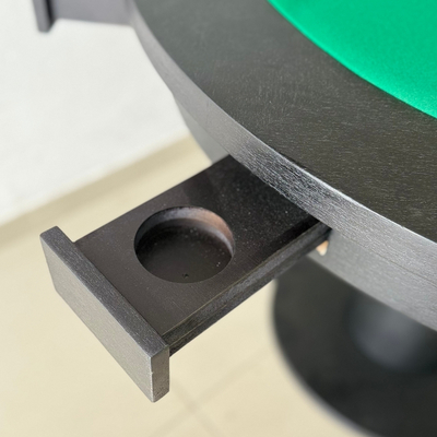 Mesa de Carteado/ Jogos Redonda - All Black