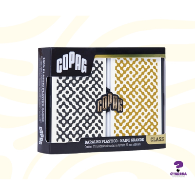 Baralho Class Modern Estojo Duplo Naipe Grande