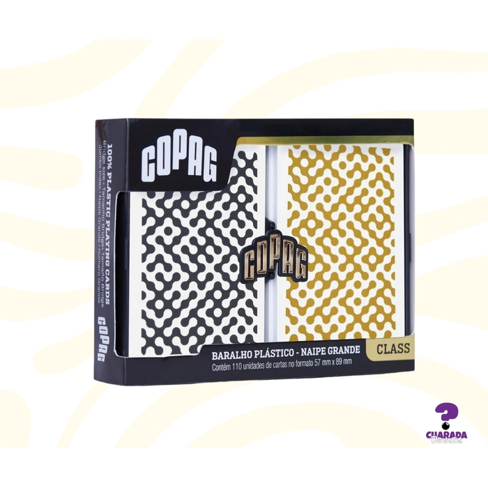 Baralho Class Modern Estojo Duplo Naipe Grande