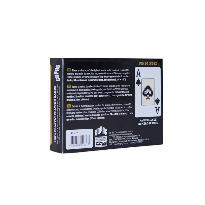 Baralho Class Modern Estojo Duplo Naipe Grande